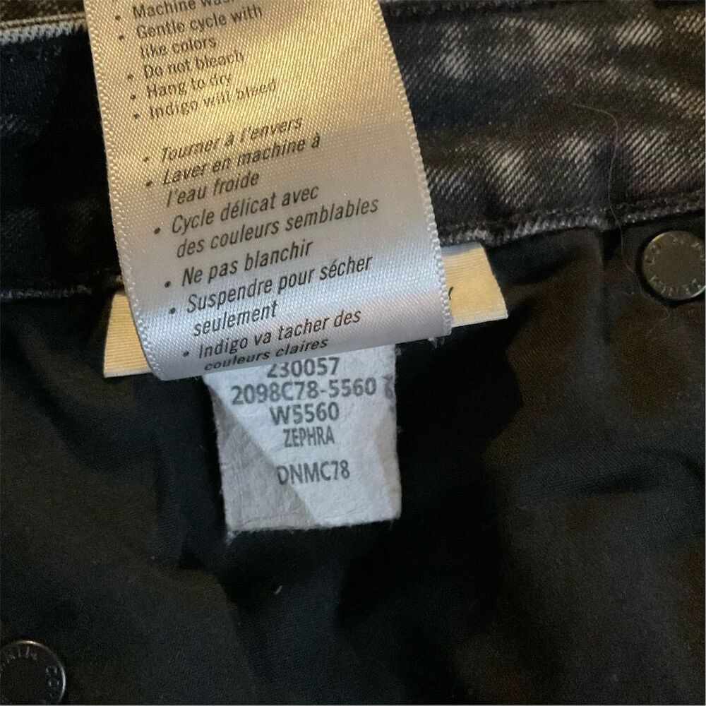 Paige Margot Ultra Skinny Jeans Women's Size 27 Black Wash High Rise Den… - Picture 11 of 11